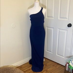 Adriana Pappell One Shoulder Gown